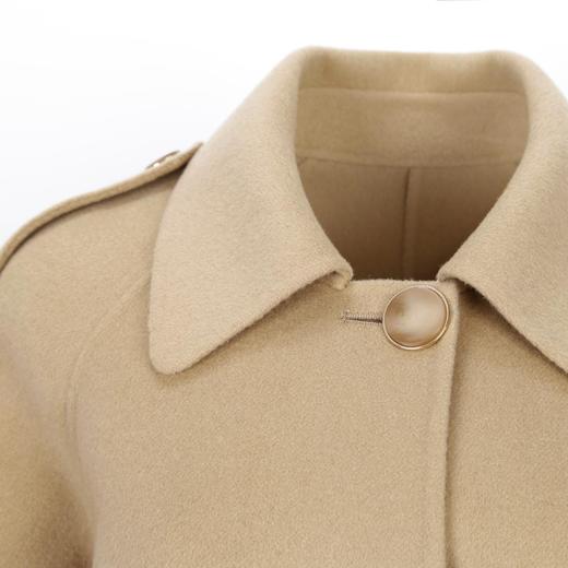 LH921斯尔丽瑟俪[专柜同款]2021冬新款军旅风肩袢百搭显瘦羊毛大衣女 商品图3