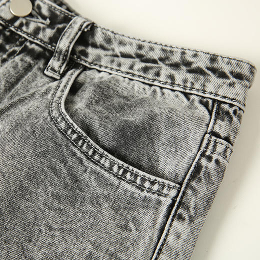 VIMAGE纬漫纪春季新款时尚开叉通勤休闲显瘦百搭100%棉牛仔裤V1705337 商品图7