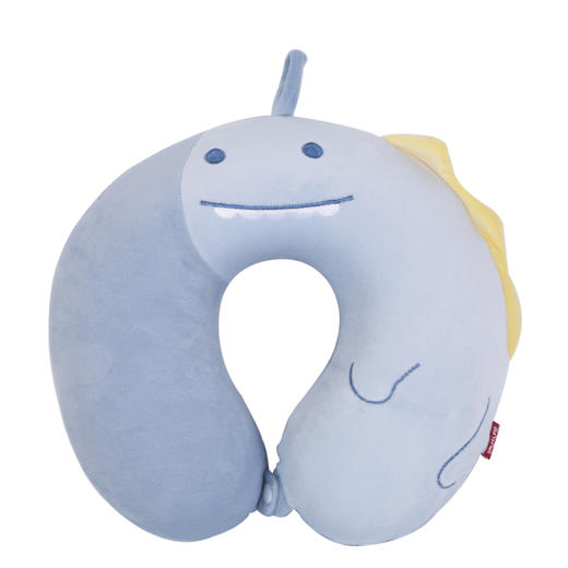 康乐屋拼接恐龙U型枕卡通动漫双色拼接恐龙U型枕午睡护颈枕头记忆棉旅行出差 商品图1