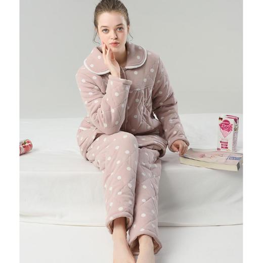 3楼 美标波点印花软绵绵可爱不臃肿家居服45547 商品图1