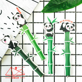 重庆熊猫卡通书签笔/重庆原创伴手礼/旅游纪念品