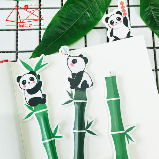 重庆熊猫卡通书签笔/重庆原创伴手礼/旅游纪念品 商品图3