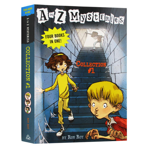 英文原版 侦探小说 A to Z Mysteries Collection #1 A-D 神秘案件1- 4个故事合辑初级章节书 A to Z神秘事件 进口儿童小学英语阅读读物 商品图1