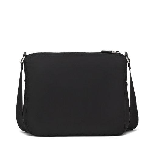 PRADA/普拉达 21年秋冬新款 女士黑色再生尼龙可调节编织肩带附可拆卸小包单斜跨单肩包1BC421_RV44_F0002_V_D1M 商品图1