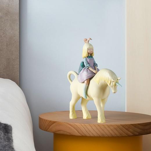 白夜童话/夜行独角兽/小/粉红花-贾晓鸥 商品图1