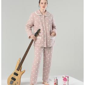 3楼 美标波点印花软绵绵可爱不臃肿家居服45547