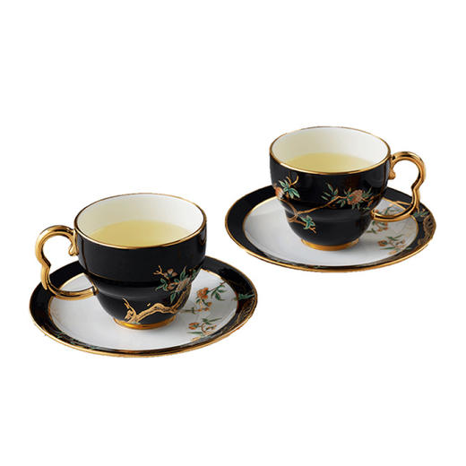 国瓷永丰源 石榴家园4头茶咖杯碟 商品图2