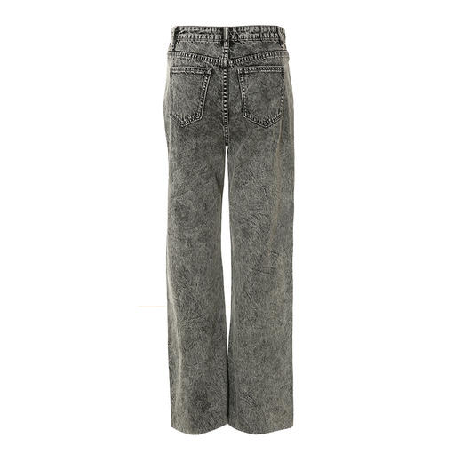 VIMAGE纬漫纪春季新款时尚开叉通勤休闲显瘦百搭100%棉牛仔裤V1705337 商品图6