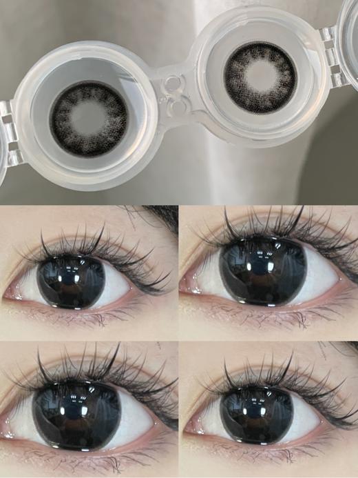 大直径黑瞳丨琉璃镜黑·Lvycon丨14.5mm（半年抛/2片装） 商品图1