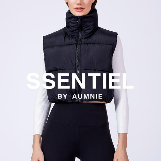 【新品】短款拉链棉服背心 CROPPED PUFFER VEST 商品图1