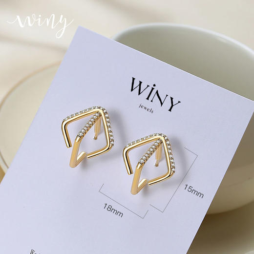 Winy故梦耳钉送女友闺蜜节日生日礼物 商品图3