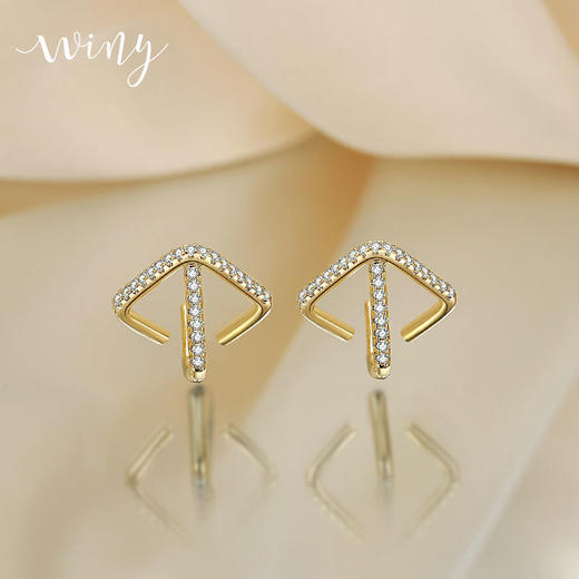 Winy故梦耳钉送女友闺蜜节日生日礼物 商品图0