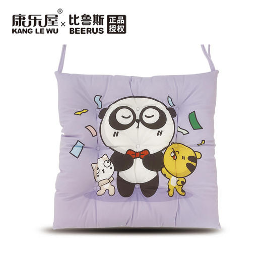 康乐屋比鲁斯九孔坐垫40*40椅垫屁垫加厚舒适柔软靠垫卡通动漫可爱卡通 学生坐垫 商品图2