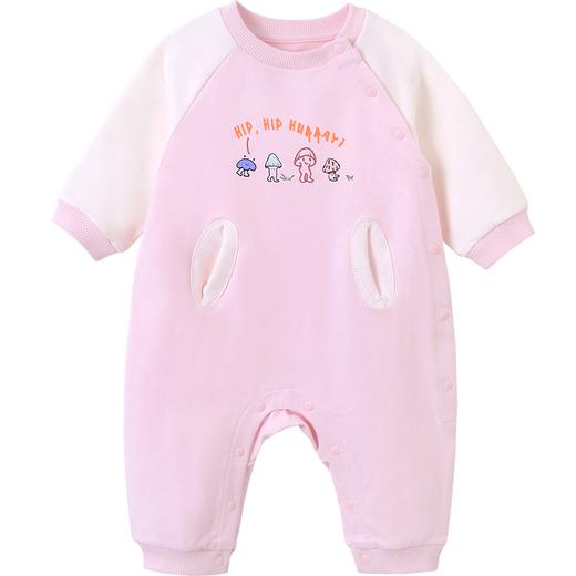 英氏22春季新品婴儿长袖连体衣超萌休闲哈衣舒适爬服YRHAJ12121A 商品图7