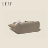 LEFF莱夫包包女包2021秋冬新款丝巾单肩包优雅出行通勤大容量托特包 杏灰色 商品缩略图7