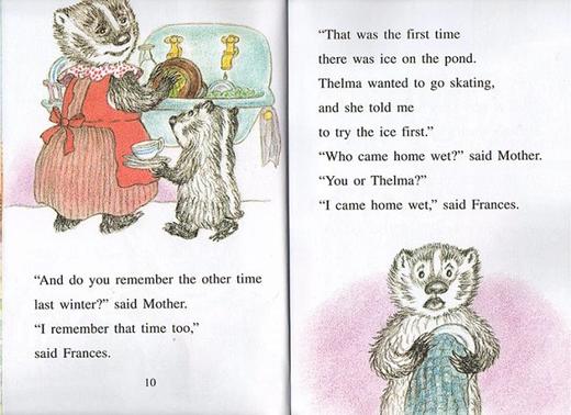 【5-10岁 I Can Read精选】 Frances 弗朗西斯小熊 4册合售 儿童英语阅读分级读物启蒙图画书 商品图6