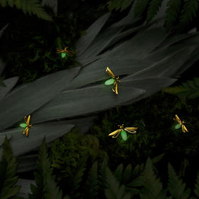 COSTAR 喜鹊项链耳钉耳环系列 &微光流萤项链手链耳钉胸针 莫奈的后花园系列