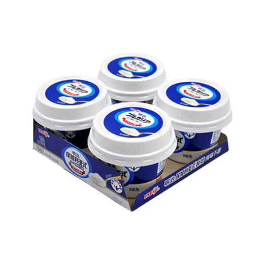 明治保加利亚式 纯味不甜酸奶100g*4 商品图1