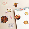 山城趣味美食贴纸一张 /不干胶/重庆原创伴手礼/旅游纪念品 一张 商品缩略图3