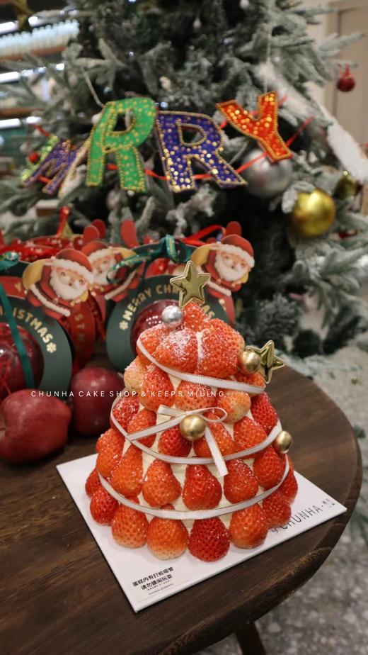 #草莓的世界# 爱吃草莓的选它！真材实料的草莓奶油蛋糕 商品图0