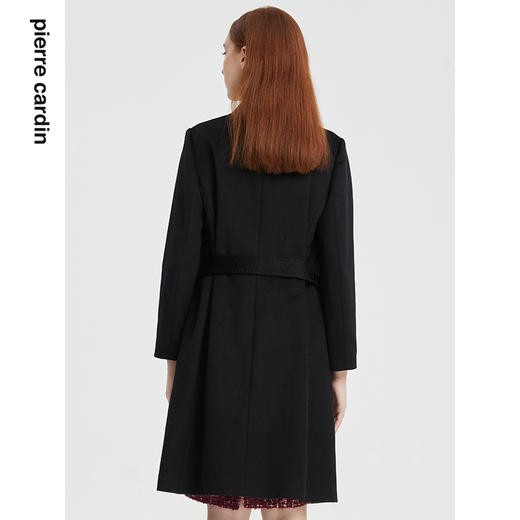 皮尔卡丹女装秋季新款轻商务通勤淑女羊毛大衣P1453C1972B0 商品图2