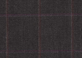 WT81233-907 纯毛花呢 【棕色混色 格子 斜纹 100%WOOL】英国面料-WT201