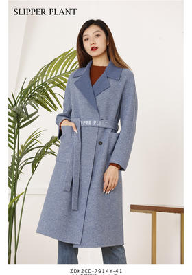 宗洋&卓蔻兰  女士中长款双面异色大衣ZDK2CD7914Y-41