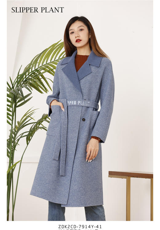 宗洋&卓蔻兰  女士中长款双面异色大衣ZDK2CD7914Y-41 商品图0