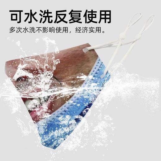 仿真人脸口罩抖音同款搞笑半脸透气沙雕表演社交牛掰症搞怪面罩 商品图2