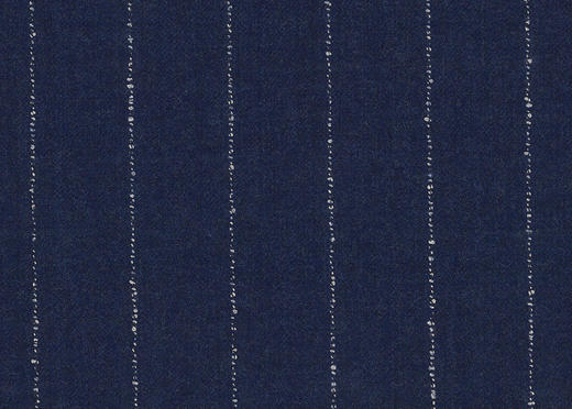 WT81232-202 纯毛高支花呢 【蓝色 条纹 斜纹 100%WOOL】英国面料-WT201 商品图0