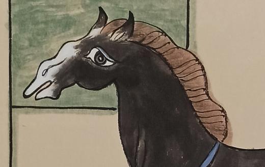 张志能 | 《马》-1 50cm×50cm 商品图1