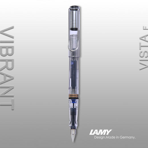 LM40090 LAMY 凌美狩猎者墨水钢笔F尖学生签字笔进口文具生日礼物狩猎自信透明F墨水笔 商品图0