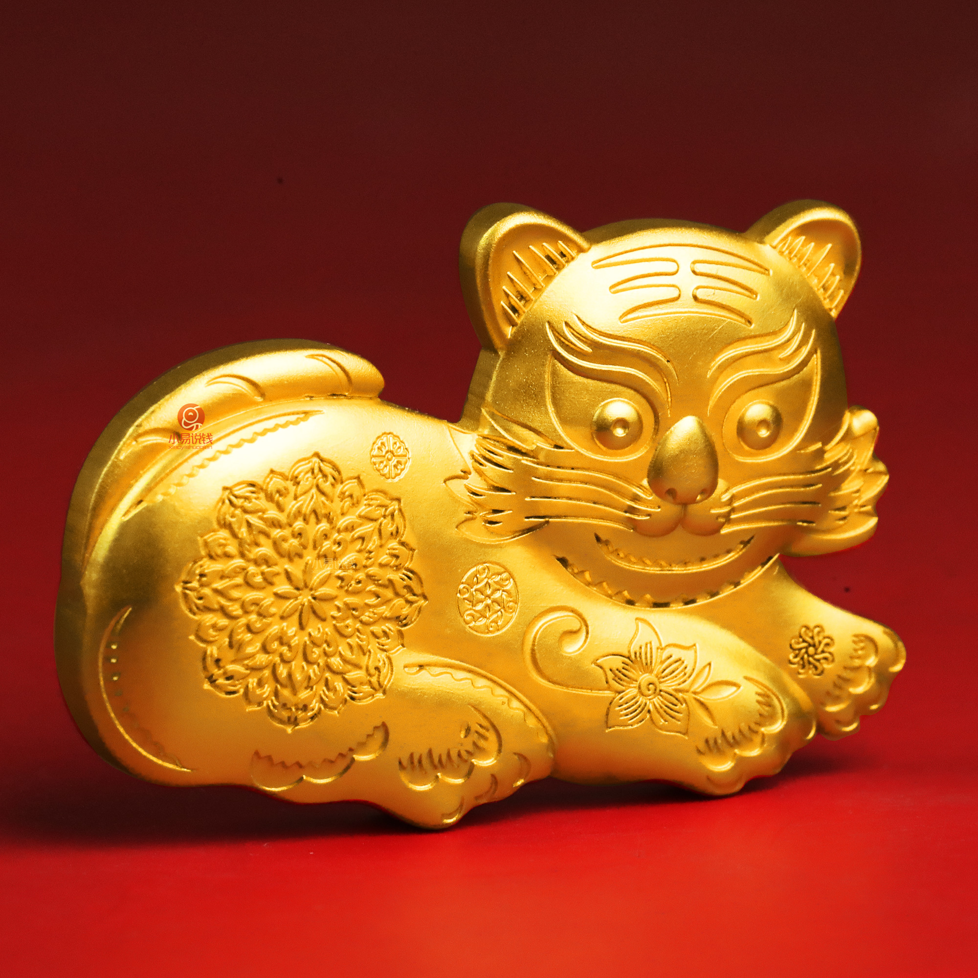 【现货】虎年银币！3D立体镀金，系列龙头