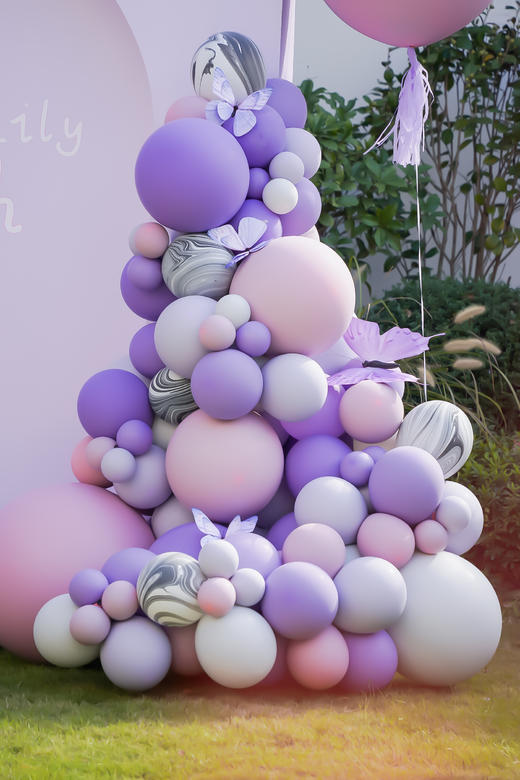 时尚潮流-紫色蝴蝶生日派对 商品图2