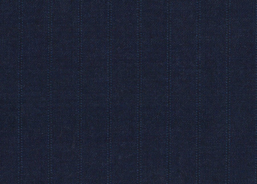 WT81231-204 纯毛高支花呢 【蓝色 条纹 斜纹 100%WOOL】英国面料-WT201
