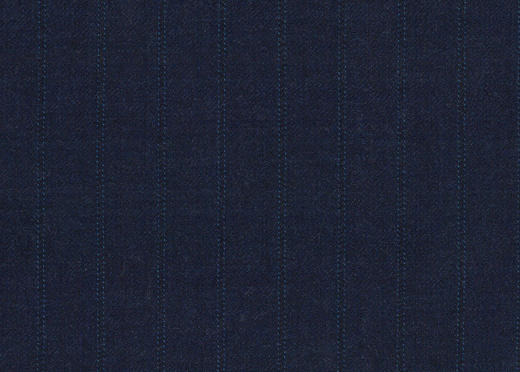 WT81231-204 纯毛高支花呢 【蓝色 条纹 斜纹 100%WOOL】英国面料-WT201 商品图0