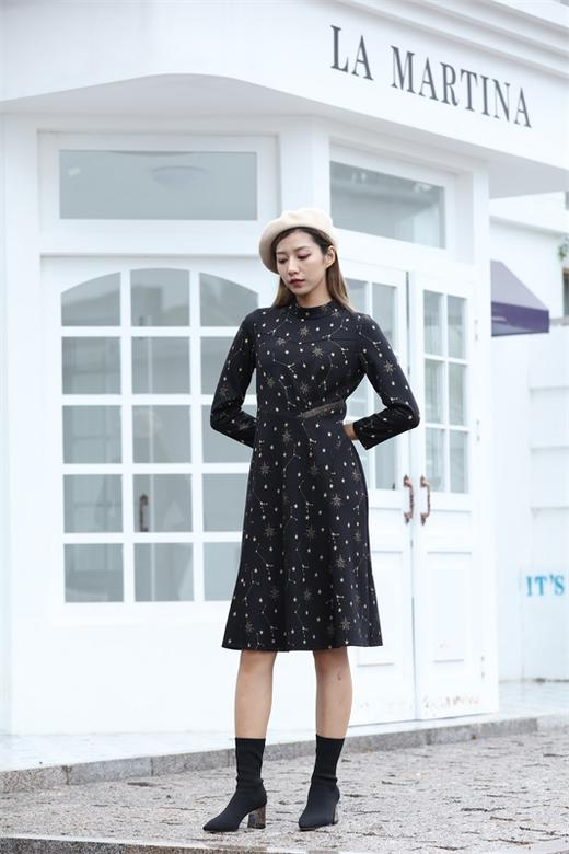 宗洋&卓蔻兰女士长款修身版连衣裙ZDJ4ST7459-03 商品图1