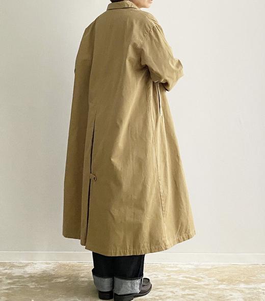 (5折) HARVESTY 卡其/黑色长外套大衣 商品图4