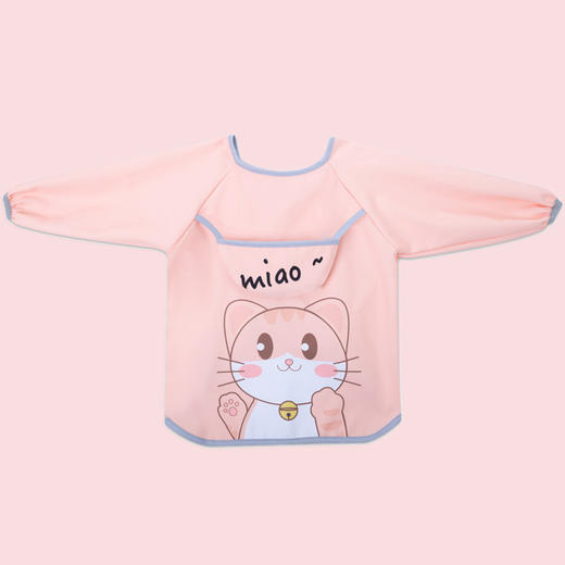 【一款罩衣两种穿法 一擦即净】2021秋冬新款儿童罩衣 舒铂绵防水防脏吃饭画画宝宝外穿罩衣 商品图5