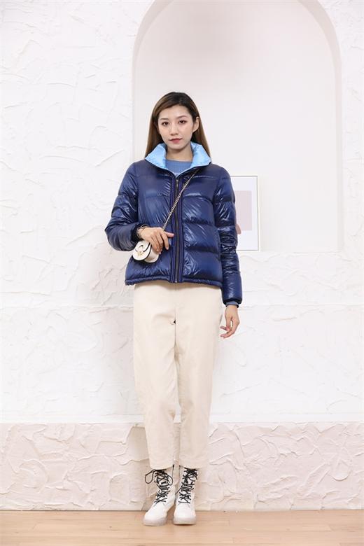 宗洋&卓蔻兰女士短款休闲时尚款羽绒服ZDJ3DY7448-43 商品图2