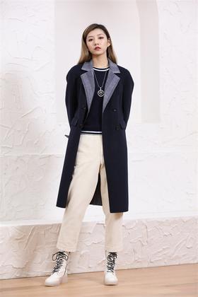 宗洋&卓蔻兰 女士长款双面异色大衣ZDJ3ZD7452-43