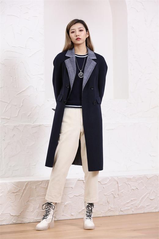 宗洋&卓蔻兰 女士长款双面异色大衣ZDJ3ZD7452-43 商品图0