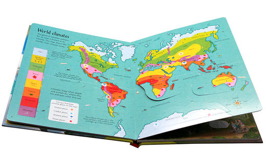 尤斯伯恩看里面系列 天气和气候 英文原版 Usborne See Inside Weather and Climate 英文版儿童英语科普读物 立体翻翻纸板书 商品图2