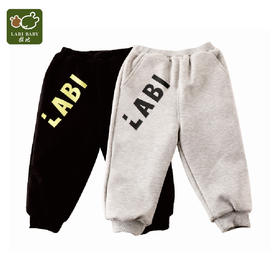 拉比-内衣类（冬）E1城市印花长裤花灰