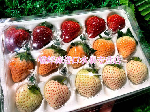 三色草莓🍓礼盒💝（红颜+粉淡雪+白天使）一套2盒（30枚） 商品图8