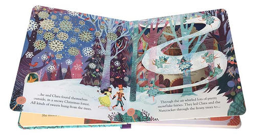 偷偷看童话系列 胡桃夹子 英文原版 Peep Inside A Fairy Tale The Nutcracker 英文版儿童英语启蒙绘本 翻翻纸板书洞洞书 商品图1