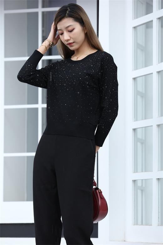 宗洋&卓蔻兰女士时尚宽松版针织衫ZDJ4TB7462-49 商品图2