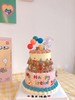 6+4小熊小双层卡通蛋糕-低糖处理无添加 商品缩略图0