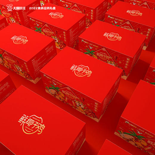 【已下架】大厨小主 鲜椰子鸡 食来运转虎年礼盒2.5KG[福利品] 商品图2