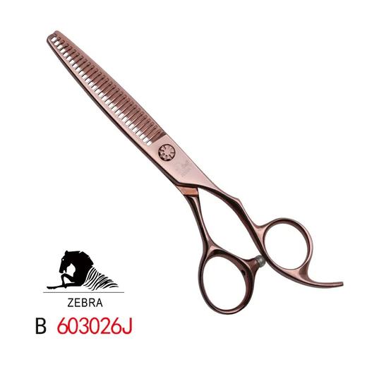 ZEBRA斑马 B603026J 玫瑰金 剪刀  牙剪  调量剪女发牙剪 10-15% 商品图0